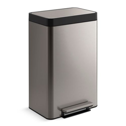 Main product image of Dual-Compartment Step Trash Can (Stainless Steel), K-20956-ST