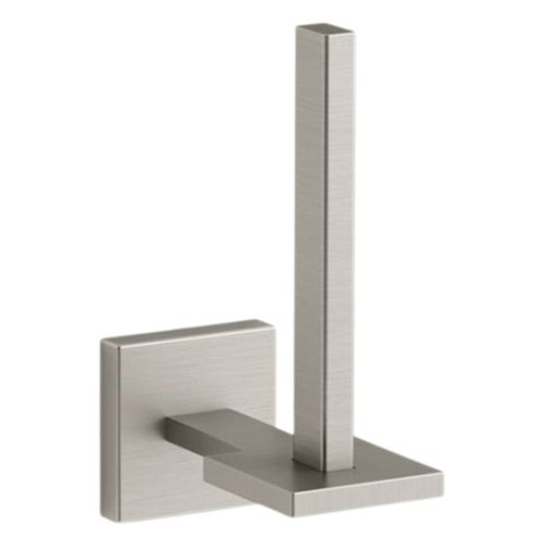 Main product image of Square Vertical Toilet Paper Holder (Vibrant Brushed Nickel), K-23289-BN
