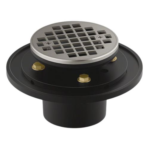 Main product image of Clearflo Round Brass Tile-In Shower Drain (Vibrant Brushed Nickel), K-22671-BN