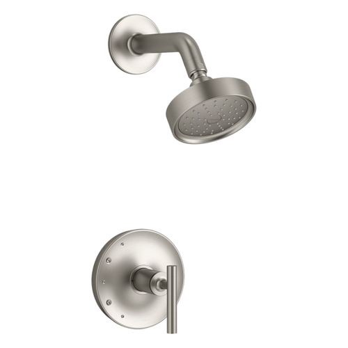 Main product image of Purist Rite-Temp Shower Trim Kit w/ Lever Handle, 1.75 Gpm (Vibrant Brushed Nickel), K-TS14422-4G-BN