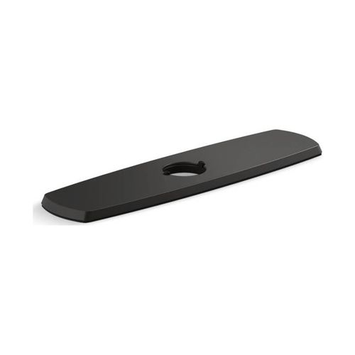 Main product image of Three-Hole Kitchen Faucet Escutcheon (Matte Black), K-22071-BL