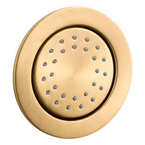 Main product image of Watertile Round 27-Nozzle Single-Function Body Spray, 1.0 Gpm (Vibrant Brushed Moderne Brass), K-77119-2MB