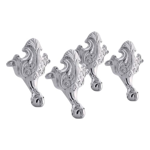 Main product image of Iron Works Historic Ball-And-Claw Feet (Polished Chrome), K-1103-CP