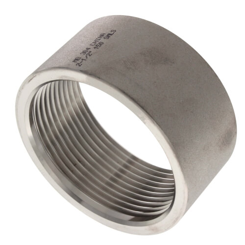 Main product image of T304 2-1/2" Stainless Steel Half Coupling (Industry Pattern)