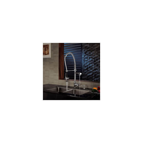 Main product image of Single-lever Pull Out Kitchen Faucet (Chrome-KPF-1602)
