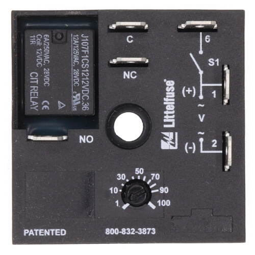 KRDB424 Littelfuse KRDB424 2" x 2" SPDT 1 to 100 min. Delayon