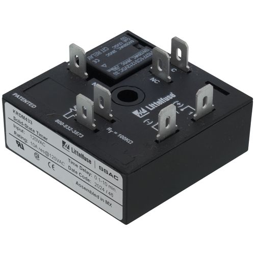 Main product image of 2" x 2" SPDT 1 to 10 min. Delay-on-Make Time Delay w/ Relay (120V)