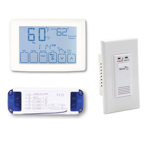 Main product image of Radio Frequency Programmable Thermostat Kit with 24V Relay & Electric Heat Relay