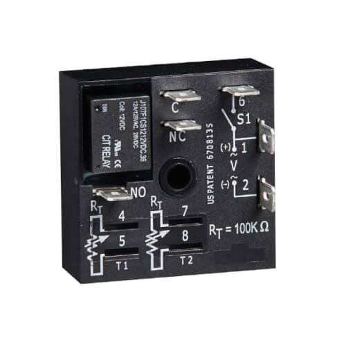 Main product image of SPDT 5 sec. Factory Fixed Dual Function Relay Output Time Delay (24V)