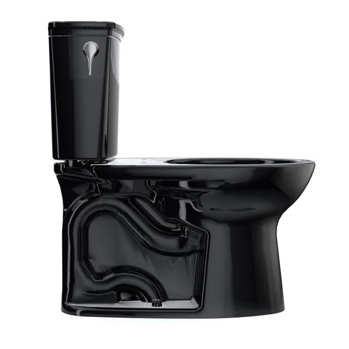 Main product image of CST786CEF#51 Drake Transitional 2-Piece Elongated 1.28 GPF Universal Height Tornado Flush Toilet (Ebony)