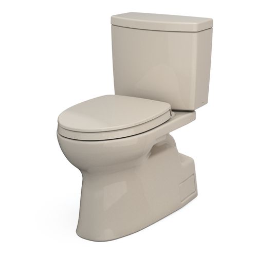 Main product image of MS474124CUFG#03 Vespin II 1.0 GPF 2-Piece Elongated 1.0 GPF Universal Height Toilet w/ CEFIONTECT & SS124 Softclose Seat, Washlet+ Ready (Bone)