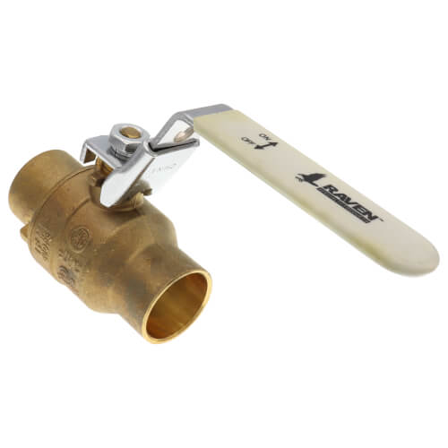 Main product image of 1" Full Port Sweat Ball Valve w/ Latch Lock Handle (Lead Free)