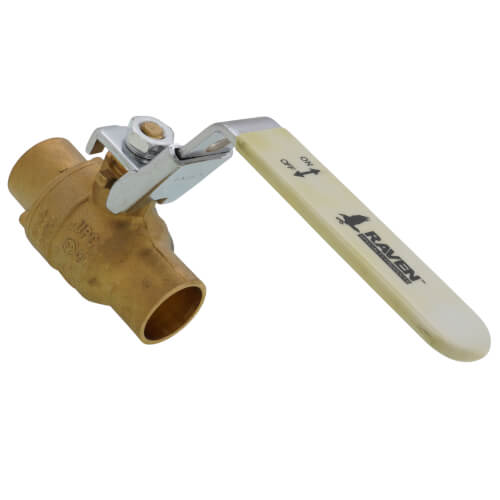 L610C034NL Raven L610C034NL 3/4" Full Port Sweat Ball Valve w