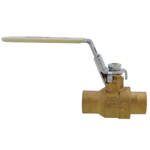 Main product image of 3/4" Full Port Sweat Ball Valve w/ Latch Lock Handle (Lead Free)
