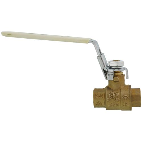 Main product image of 1/4" Full Port Threaded Ball Valve w/ Latch Lock Handle (Lead Free)