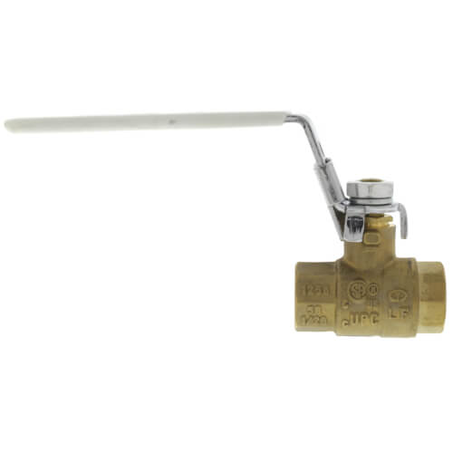 Main product image of 3/8" Full Port Threaded Ball Valve w/ Latch Lock Handle (Lead Free)