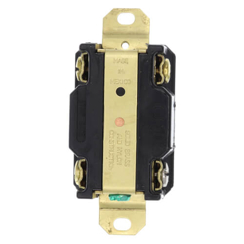 Main product image of Turnlok Single Locking Receptacle, 30A, 2 Pole, NEMA L21-30R - Black (120V)