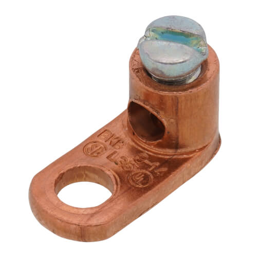 Main product image of Copper Single-Conductor, One-Hole Mount, Screwdriver Slot Head Screws, 14 Sol-8 Str