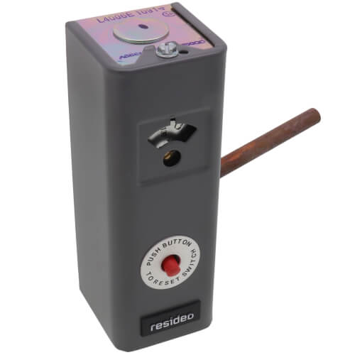 Main product image of High Limit Aquastat, 130-270-Degree (F) range, Manual Reset, L4006E1091