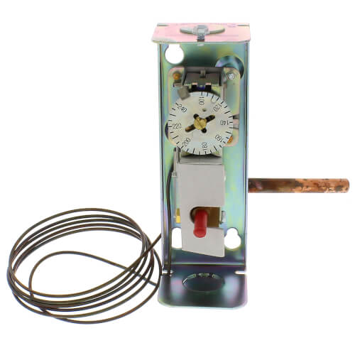 High Limit Remote Bulb Aquastat, 100-240-Degree (F) range, Manual Reset