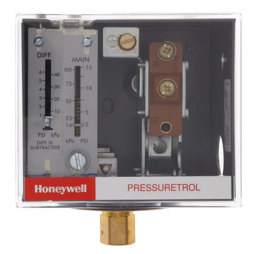 Pressuretrol Controller, Auto Recycle, 2 psi to 15 psi (Make-on-Rise Model)