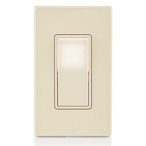 Main product image of 3-Way Decora Illuminated Rocker Light Switch - Light Almond (120/277V)