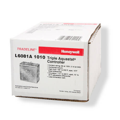 NEW Honeywell Triple Aquastat Controller L6081A 1010 85267054294 