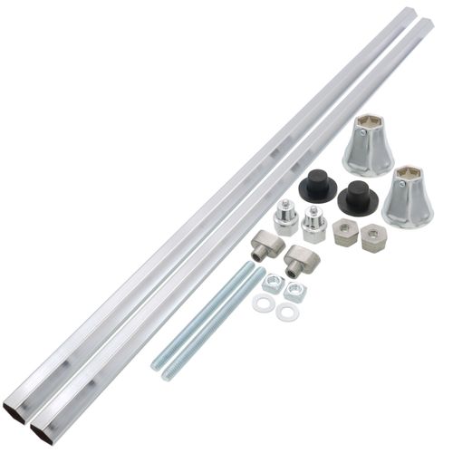Main product image of 27" Pair of Lavatory Legs for Vitreous China, Steel, or Cast Iron Lavs (Chrome Plated)