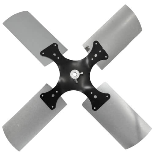 Main product image of 30" CW 4-Blade Heavy Duty Steel Fan Blade w/ 5/8" Bore (24° Pitch), LA04AA299