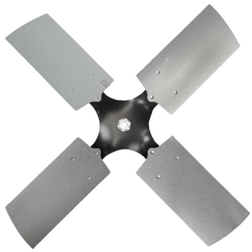 Main product image of 30" CW 4-Blade Heavy Duty Steel Fan Blade w/ 5/8" Bore (24° Pitch), LA04AA299