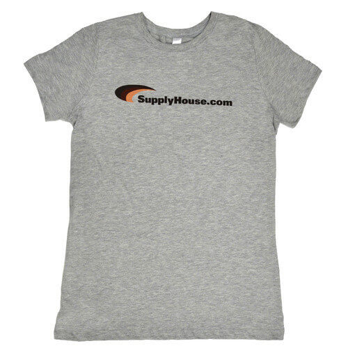 SupplyHouse Fitted Women's Tee (Grey) - Size XL