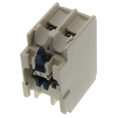 Main product image of 2 N/O Auxiliary Contact w/ Screw Clamp Terminals, 10A, Front Mount