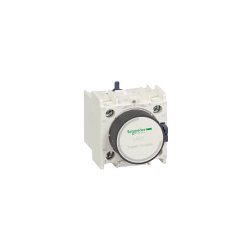Main product image of Time Delay Auxiliary Contact Block, 1 NO/1 NC w/ Screw Clamp Terminals