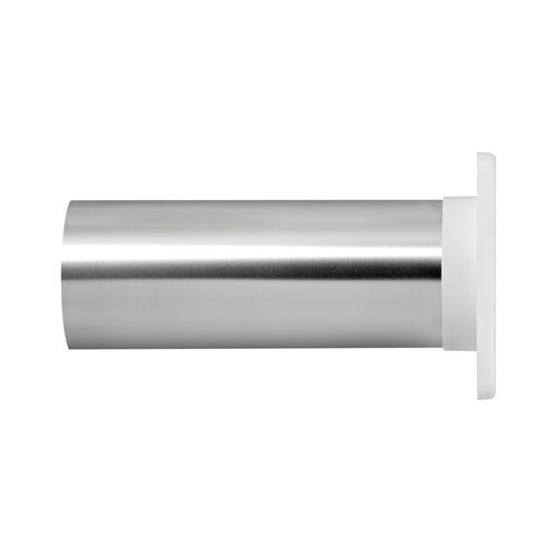 Main product image of 4" White Plastic Single Flap Vent (11" Tail Pipe)