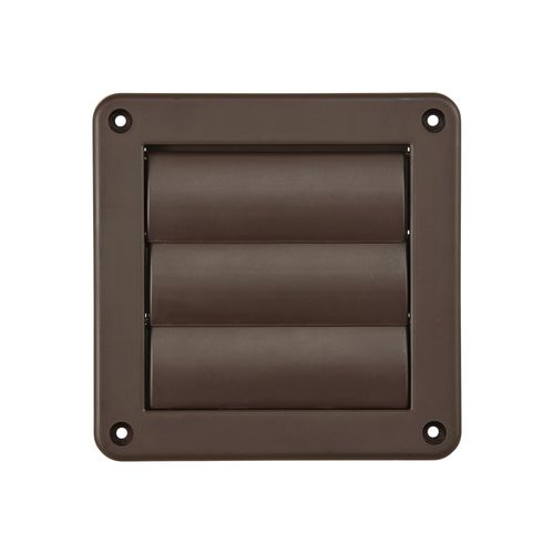 Main product image of 4" Brown Plastic Louvered Vent