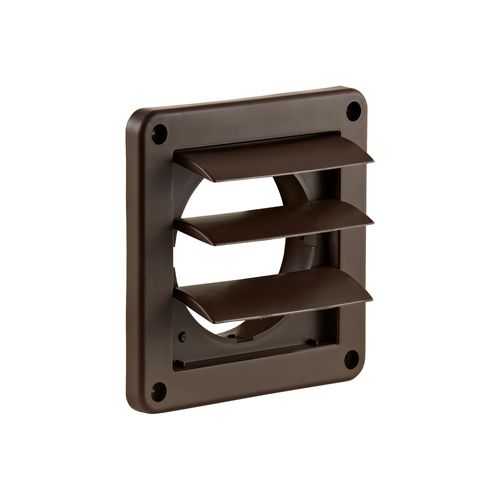 Main product image of 4" Brown Plastic Louvered Vent