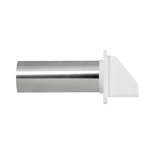 Main product image of 3" White Plastic Preferred Hood Wall Vent w/ Tail Pipe