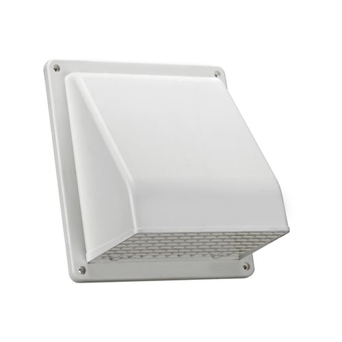 Main product image of 7" White Plastic Wall Vent w/ Removable Screen