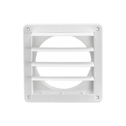 Main product image of 5" White Plastic Louvered Vent