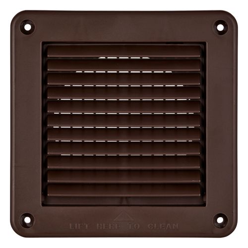 Main product image of 4" Mini Louvered Air Intake Vent (Brown)