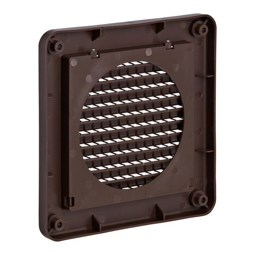 Main product image of 4" Mini Louvered Air Intake Vent (Brown)