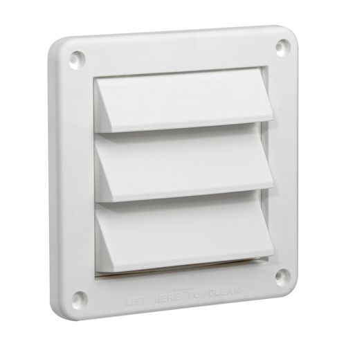 Main product image of 4" Louvered Air Intake Vent (White)