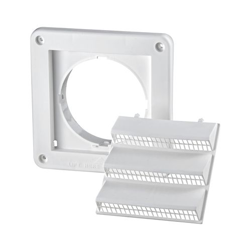 Main product image of 4" Louvered Air Intake Vent (White)