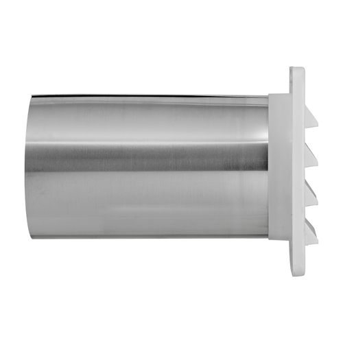 Main product image of 6" White Plastic Louvered Air Intake Vent w/ Tail Pipe