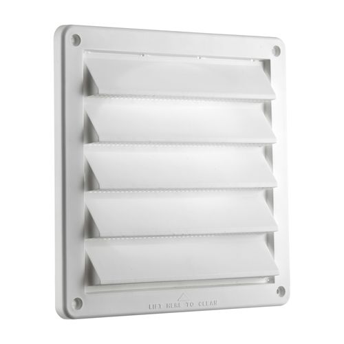 Main product image of 8" Louvered Air Intake Vent (White)