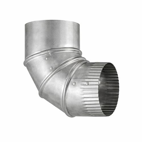 Main product image of 5" Galvanized Adjustable Elbow - 30 Gauge (22.5° to 90°)