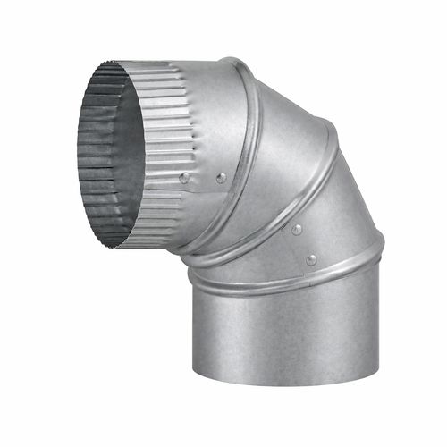 Main product image of 7" Galvanized Adjustable Elbow - 30 Gauge (22.5° to 90°)