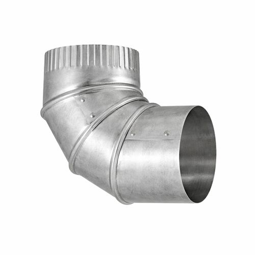 Main product image of 8" Galvanized Adjustable Elbow - 30 Gauge (22.5° to 90°)