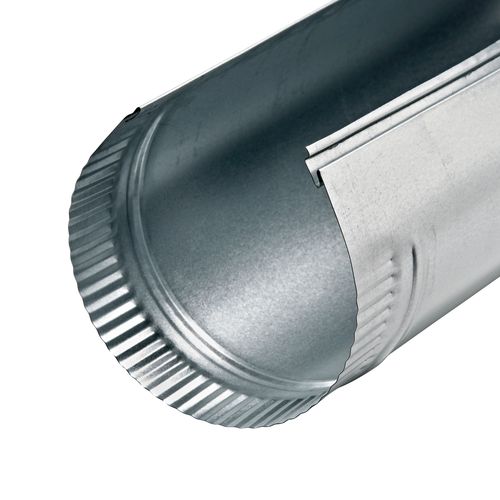 Main product image of 5" x 60" Galvanized Snap-Lock Pipe - 30 Gauge