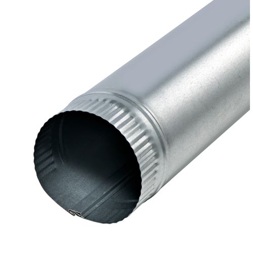 Main product image of 6" x 60" Galvanized Snap-Lock Pipe - 30 Gauge